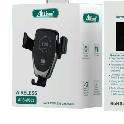 Car Phone Holder with wireless charging-ALS-W833