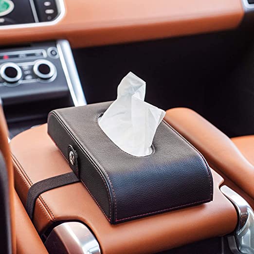 RoadPower Car Tissue Holder, Car Armrest Box Tissue Holder-RP-TI-088