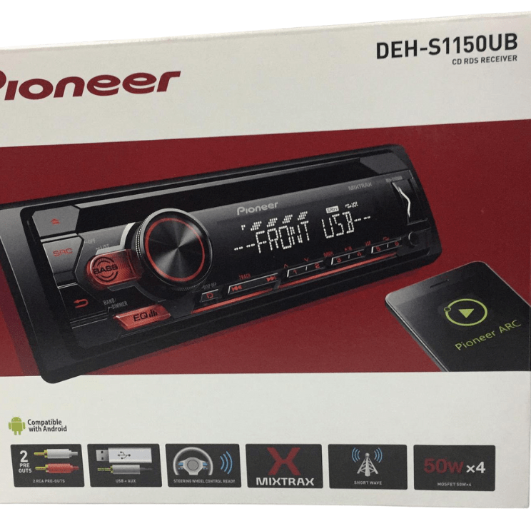 Car Radio Pioneer Single Din-DEH-1150UB