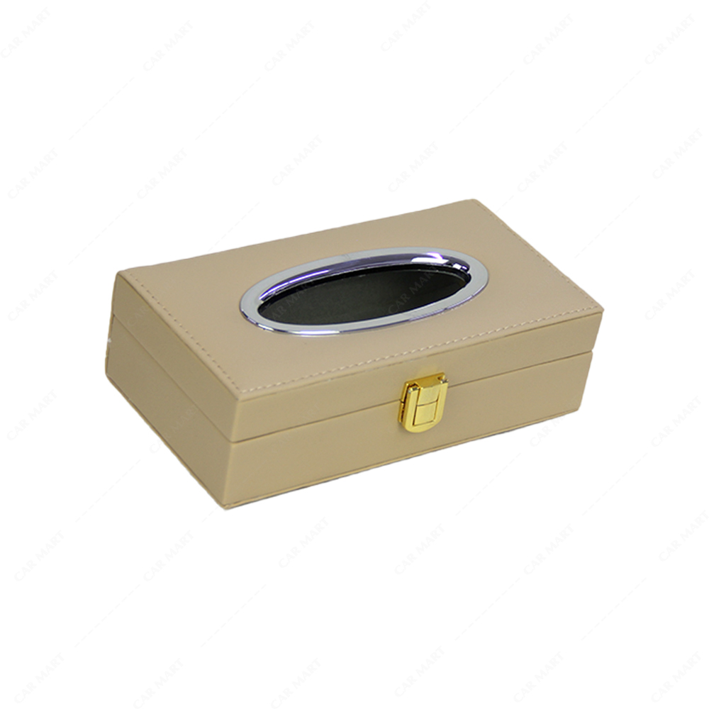Leather Car Sun Visor Tissue Box Holder-MS228-A