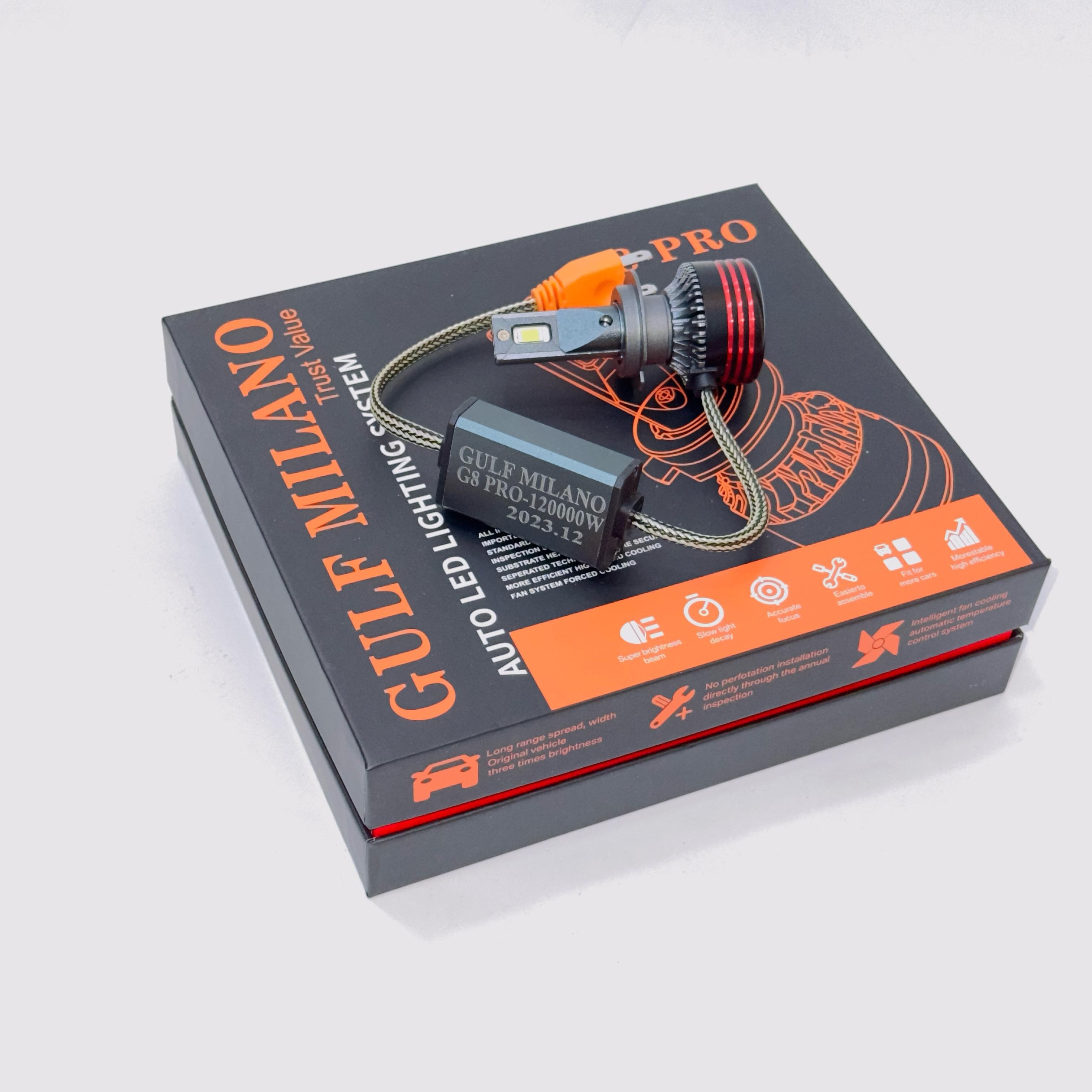 Headlamp bulb LED 120,000w Gulf Milano 9005/9006