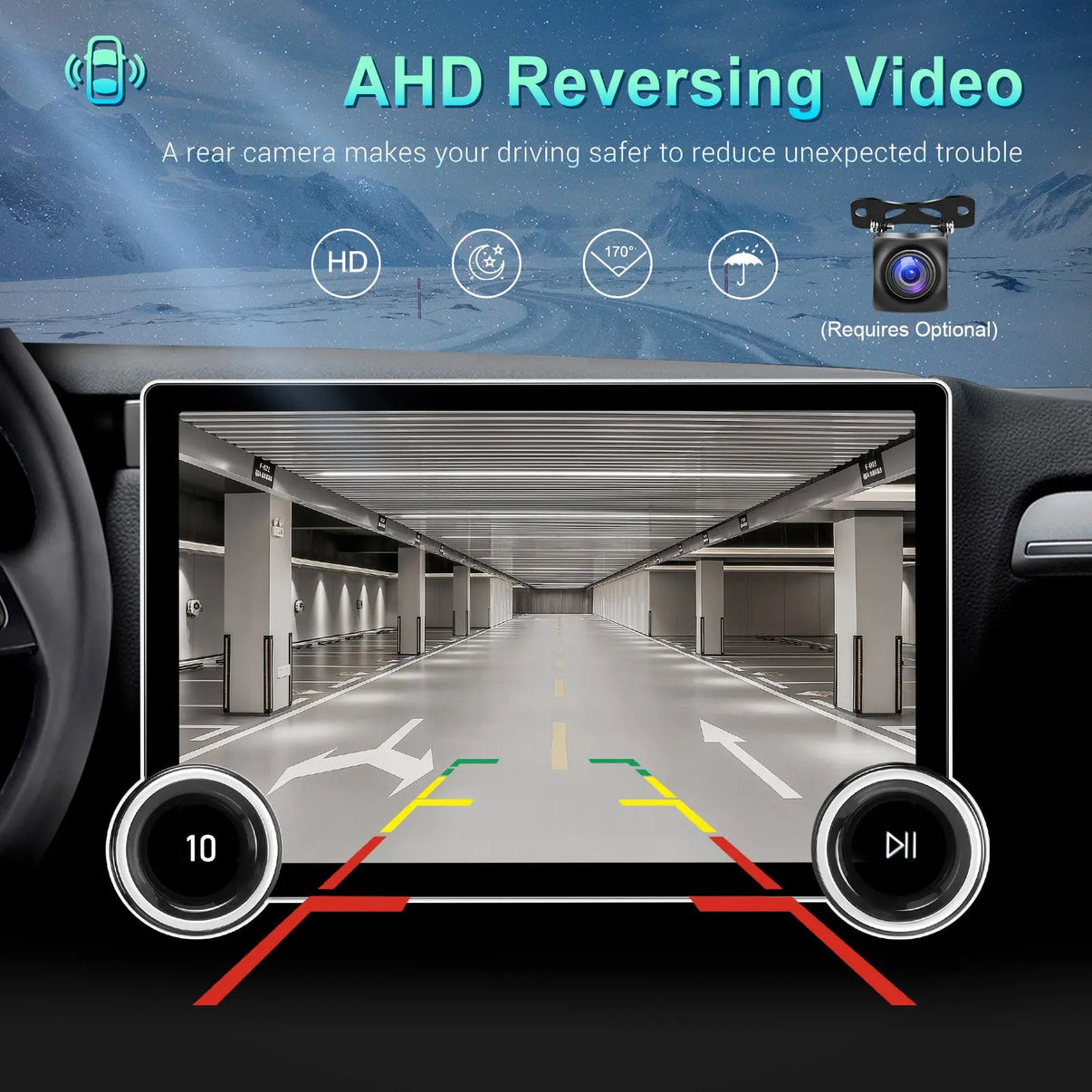 Car Radio Universal Android Dual Knob Diamond 2k 10.1"-UD1