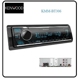 Car Radio Kenwood Single Din-KMM-BT306