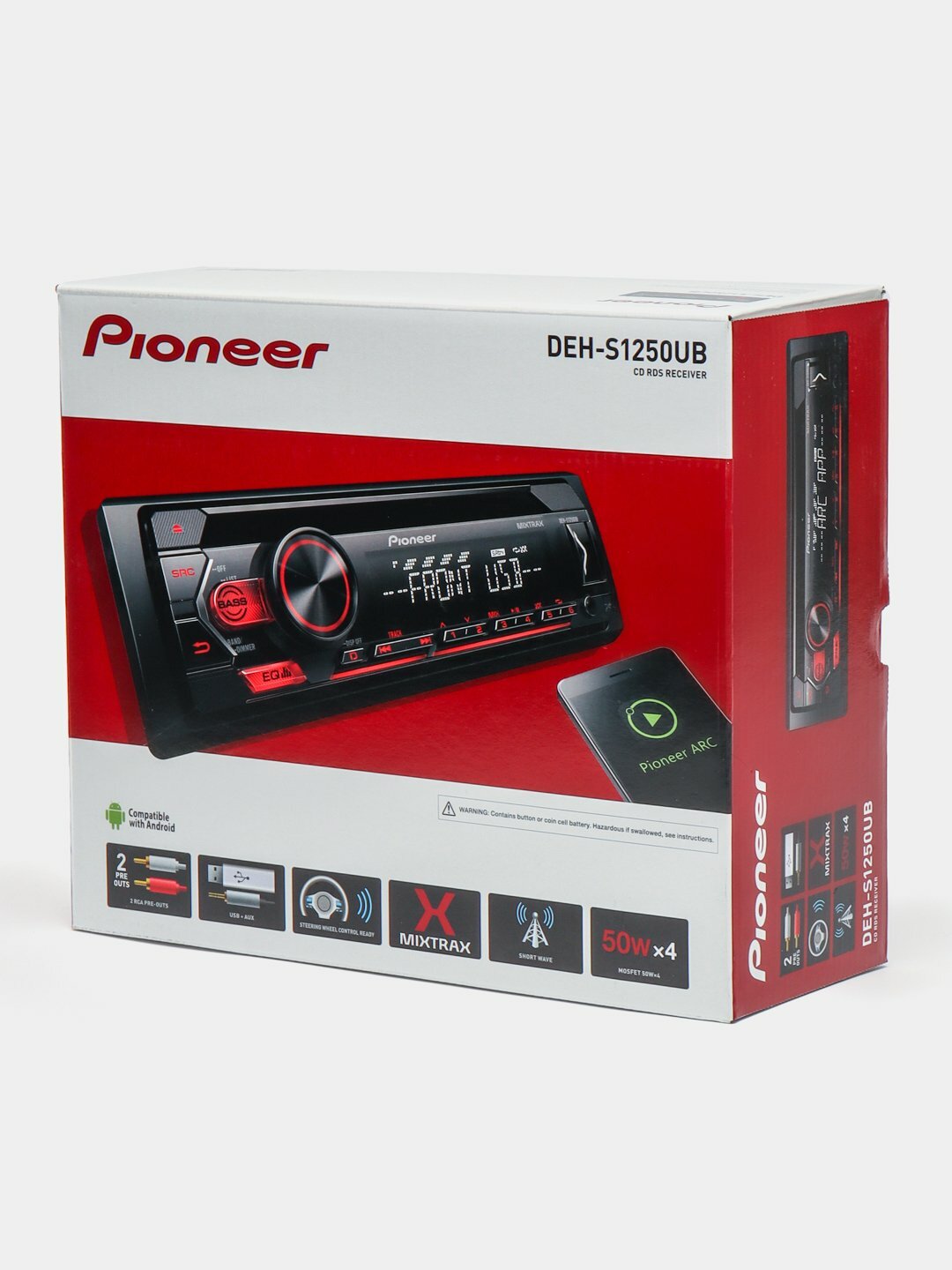 Car Radio Pioneer Single Din-DEH-S1250UB