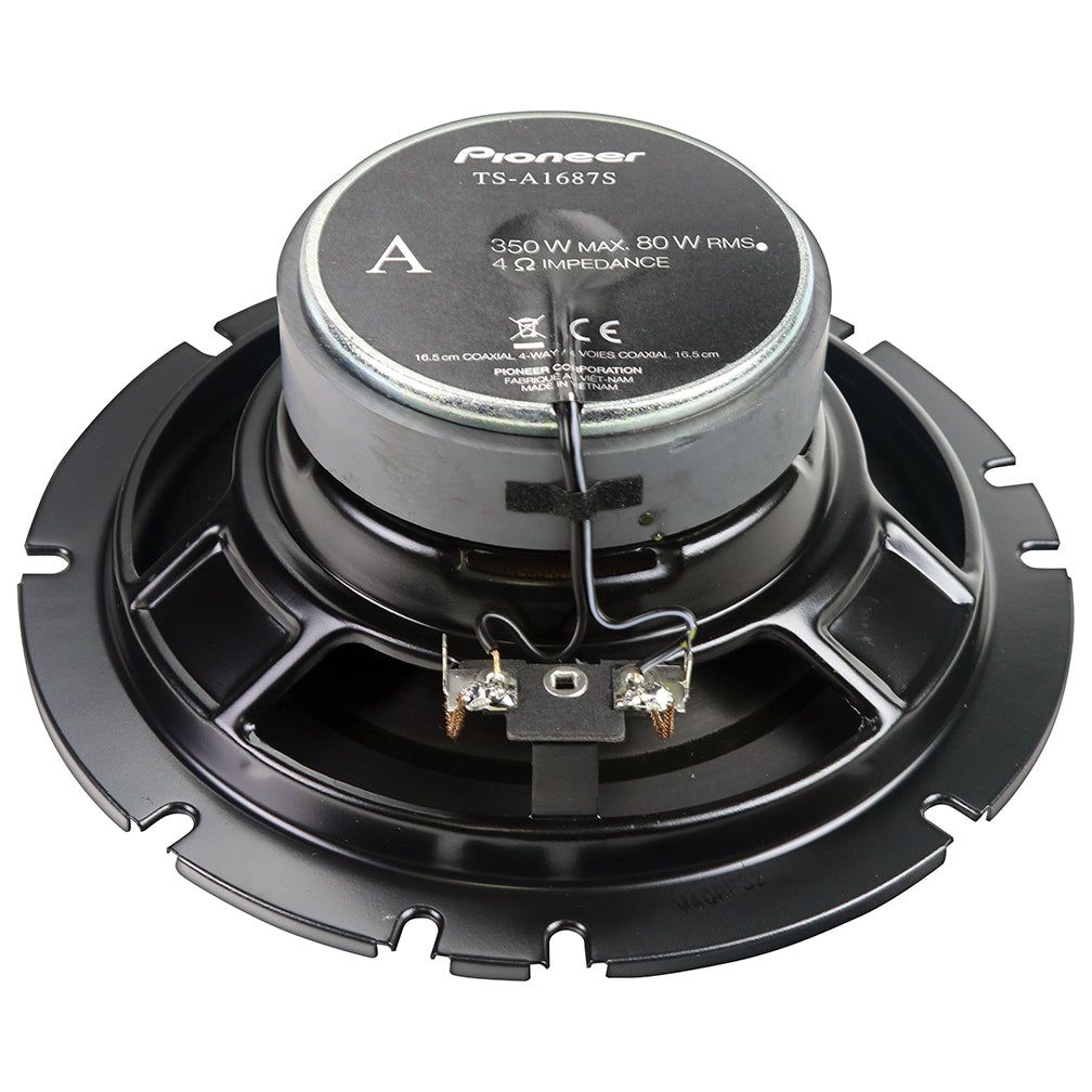 Car Radio Speakers Round 6.5" Pioneer 350W-TS-A1687S