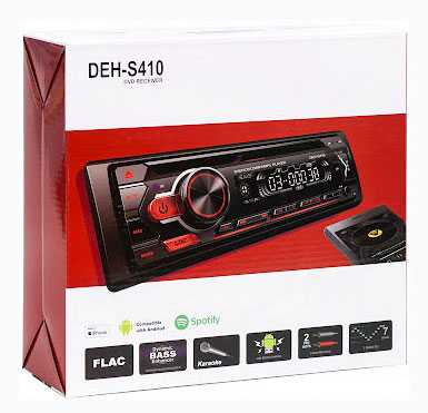 Car Radio Single Din-DEH-S410