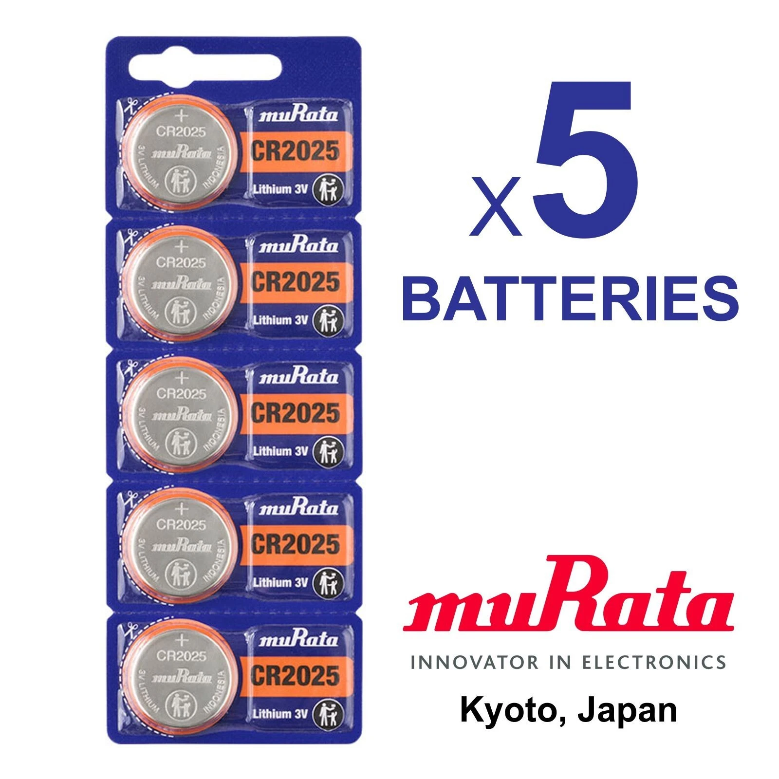Remote Batteries muRata CR2025