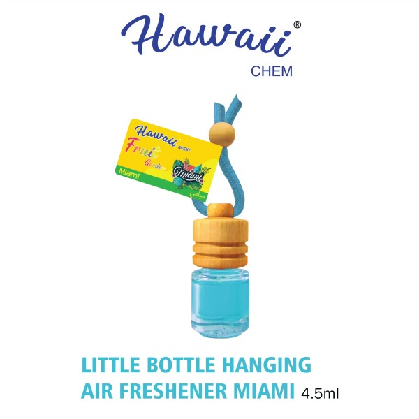 Air Freshener Little Hanging Bottle Hawaii Miami AF1027-C 4.5ml