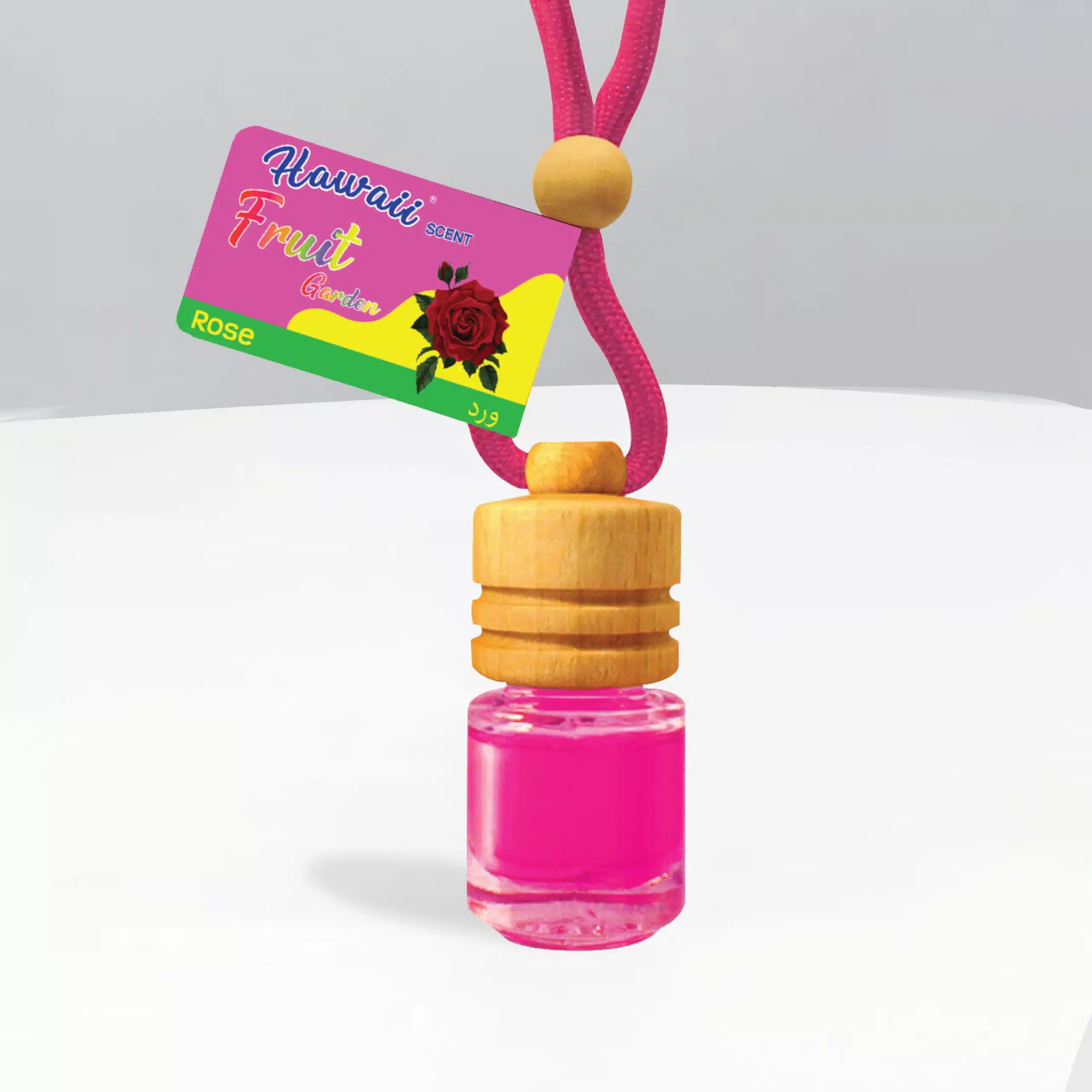 Air Freshener Little Hanging Bottle Hawaii Rose AF1027-G 4.5ml