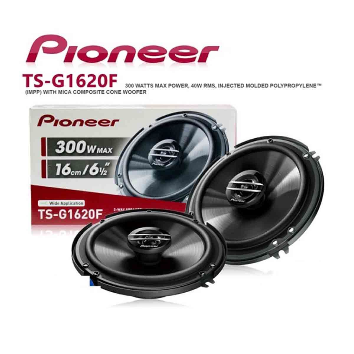 Car Speakers Round Pioneer 6.5" 300W-TS-G1620F