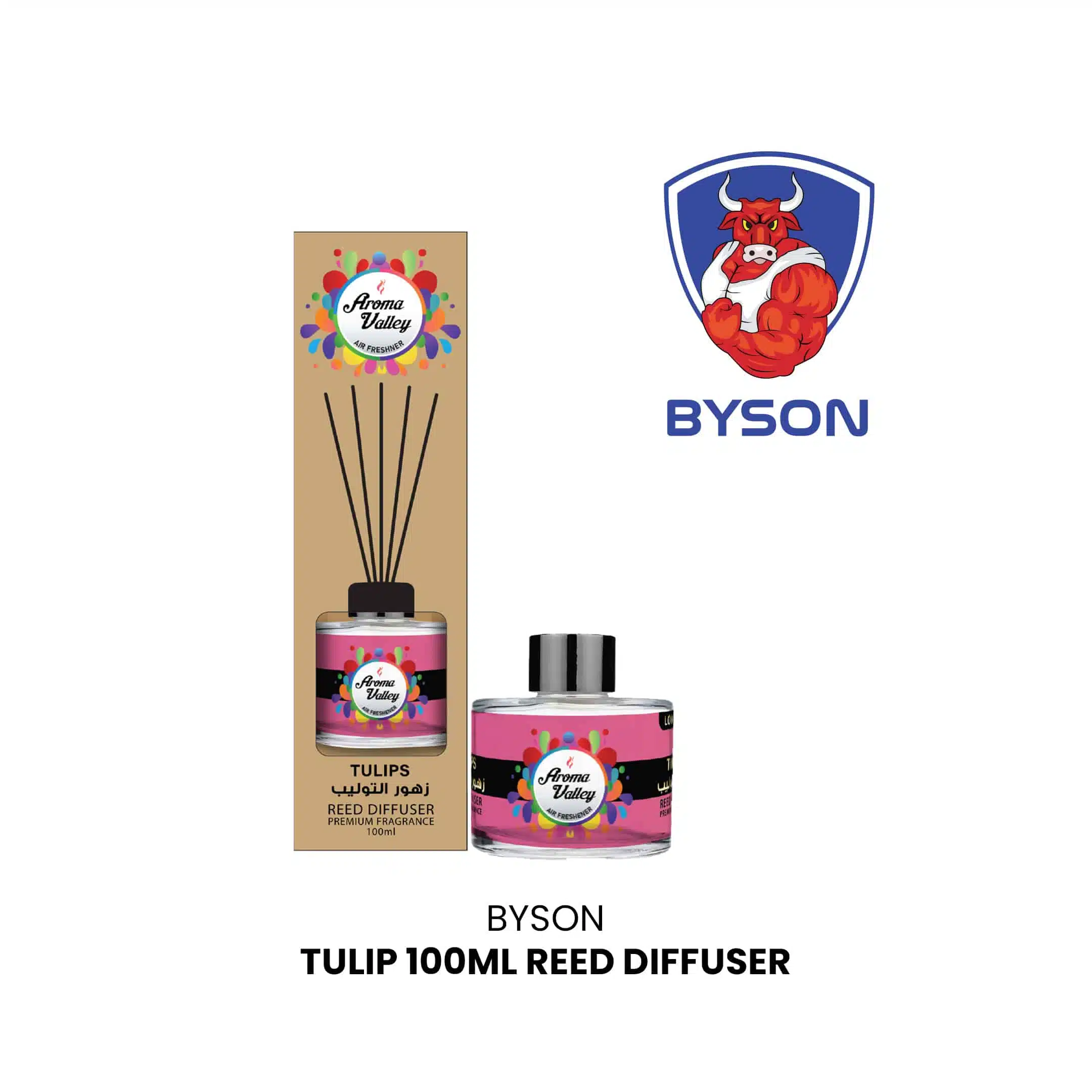 Reed Diffuser Aroma Valley Byson 100ml Tulip- AF1095-TUL