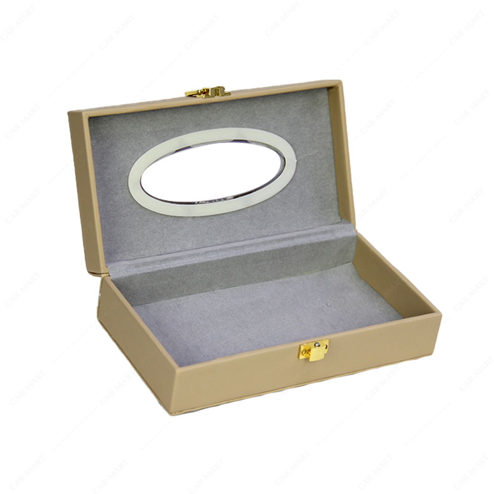 Leather Car Sun Visor Tissue Box Holder-MS228-A