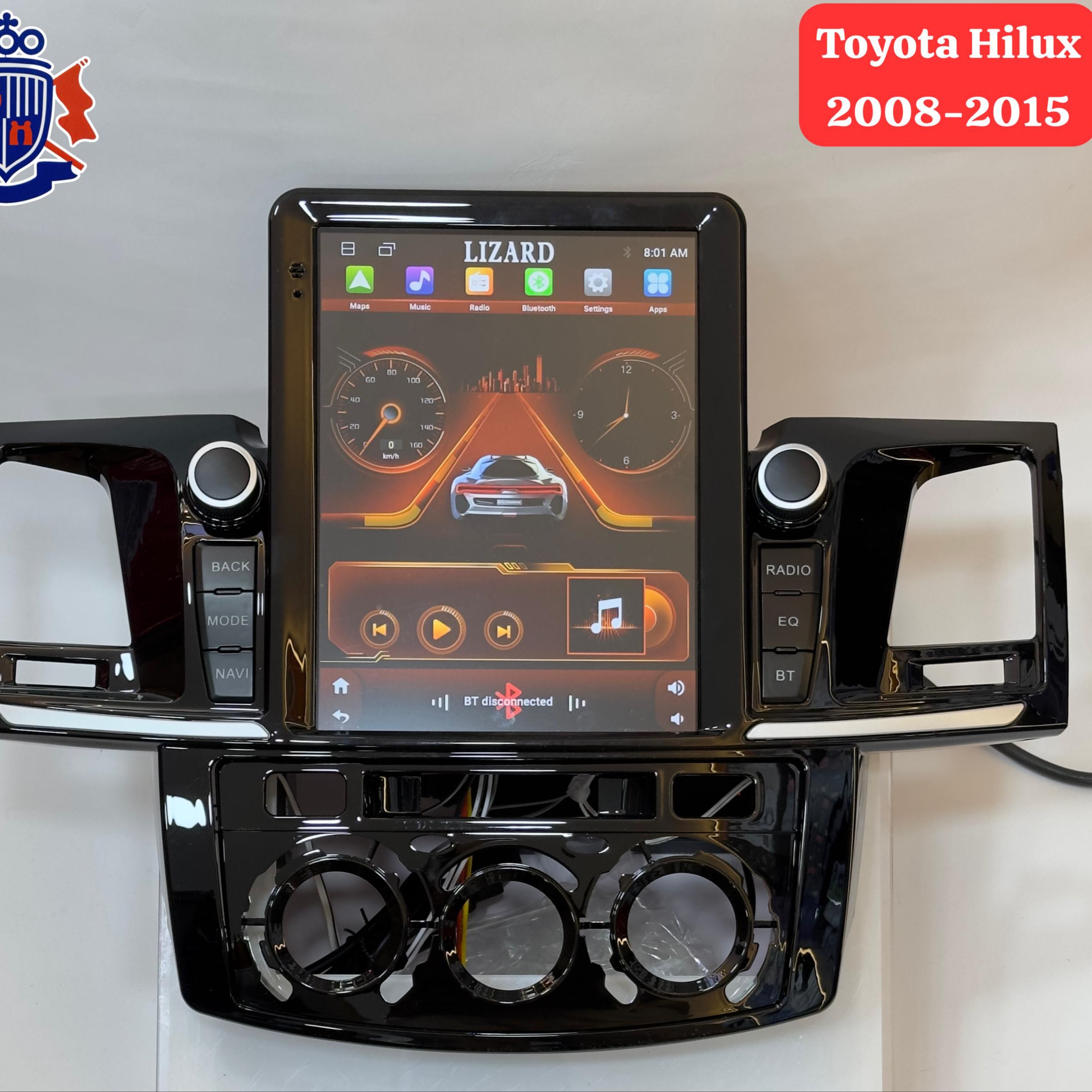 Car Radio Tesla Android Lizard 9.7" Hilux-TSHLX