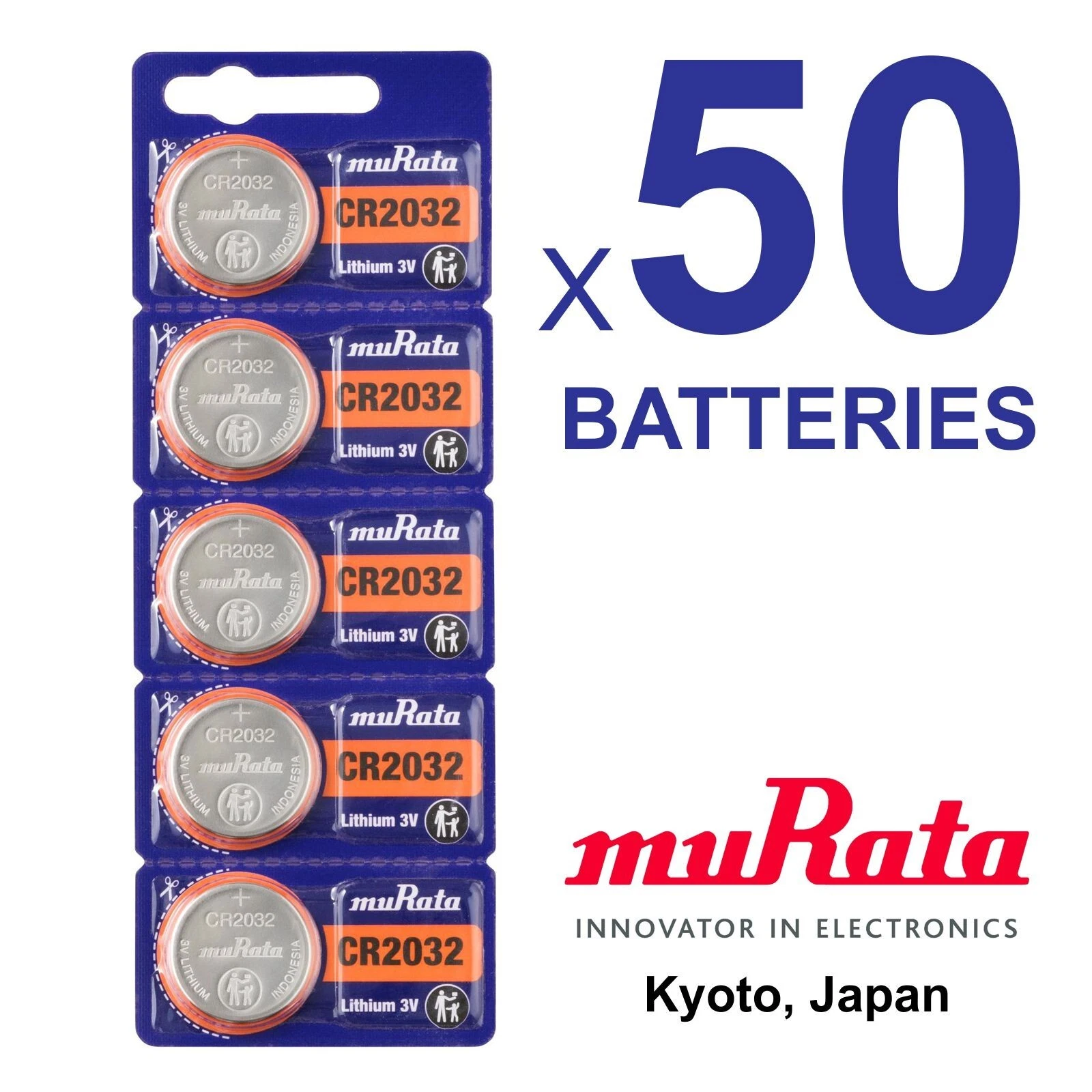 Remote Batteries muRata CR2032