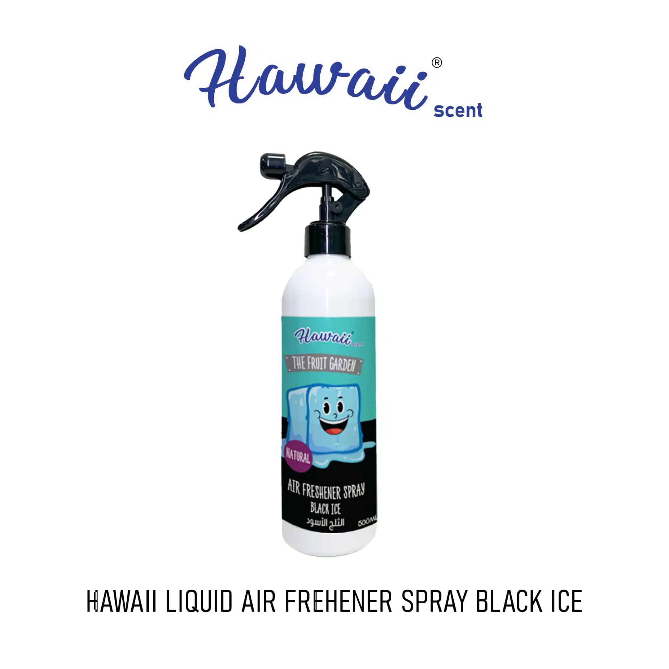 Air Freshener Liquid Spray Hawaii Black ice 500ml-AF1112-BLK ICE