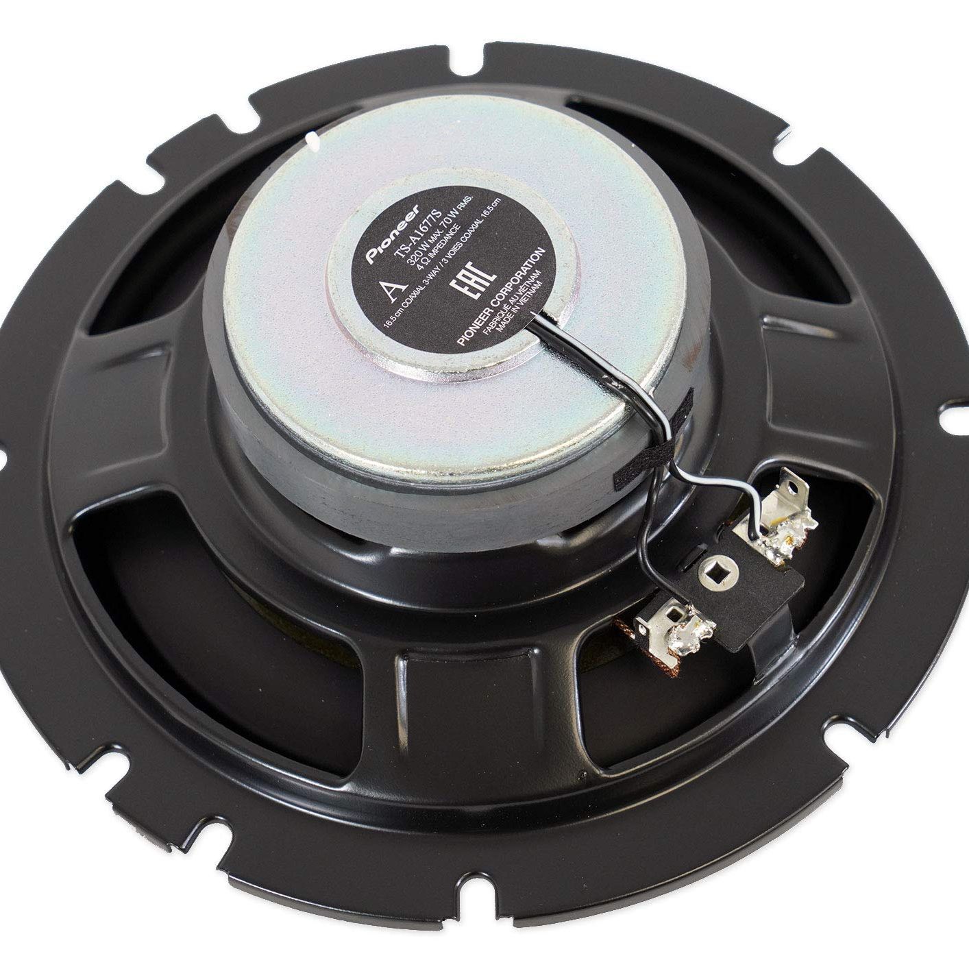 Car Radio Speakers Round 6.5" Pioneer 320W-TS-A1677S
