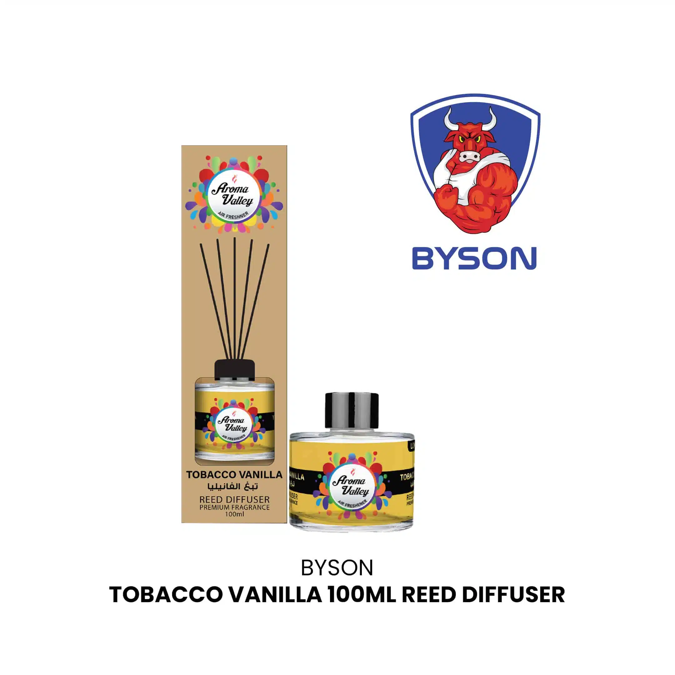 Reed Diffuser Aroma Valley Byson 100ml Tobacco Vanilla- AF1095-TVAN