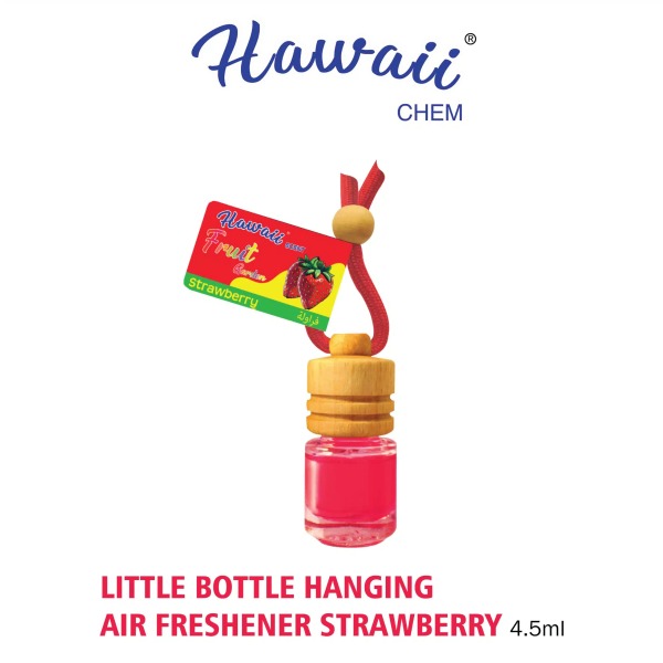 Air Freshener Little Hanging Bottle Hawaii Strawberry AF1027-D 4.5ml