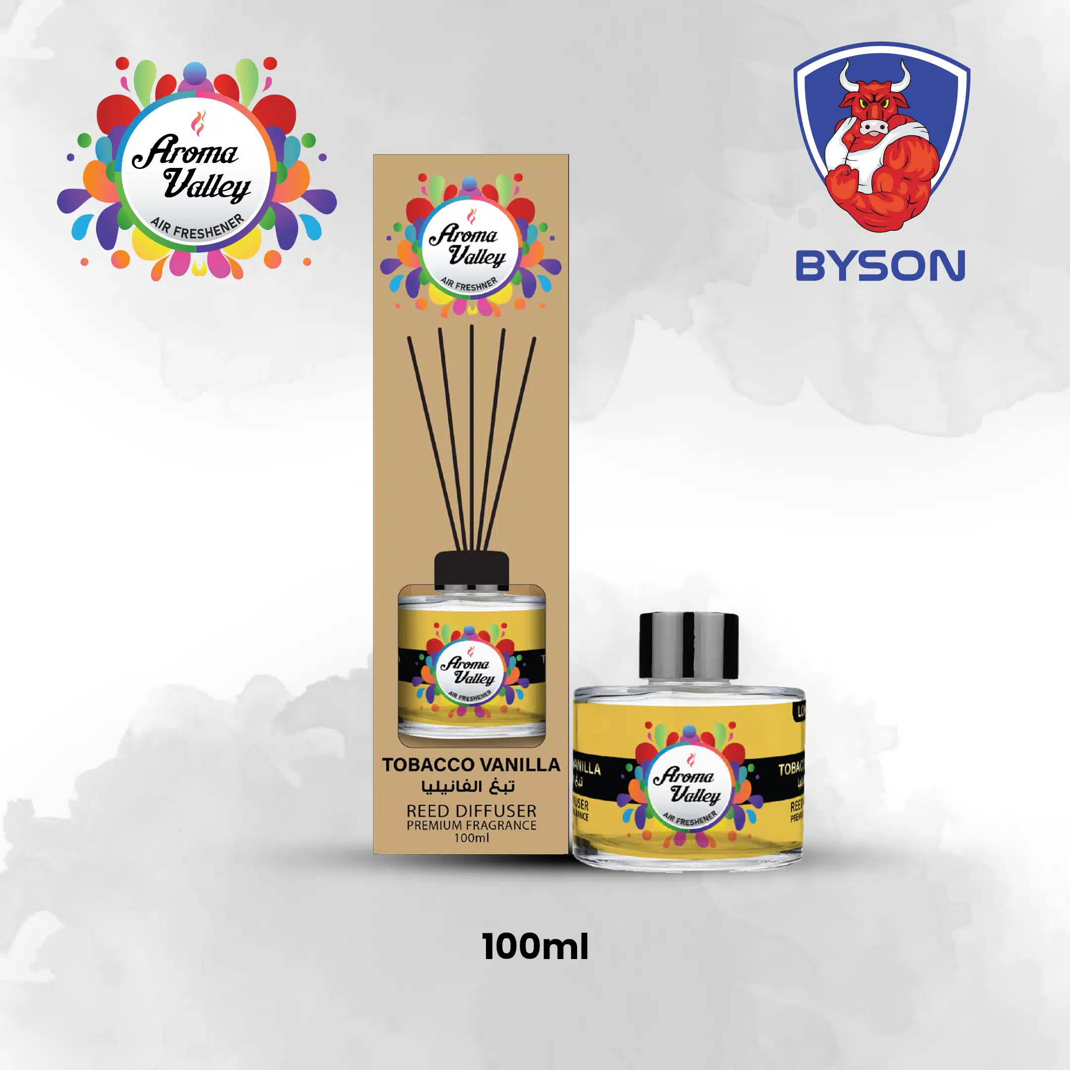 Reed Diffuser Aroma Valley Byson 100ml Tobacco Vanilla- AF1095-TVAN