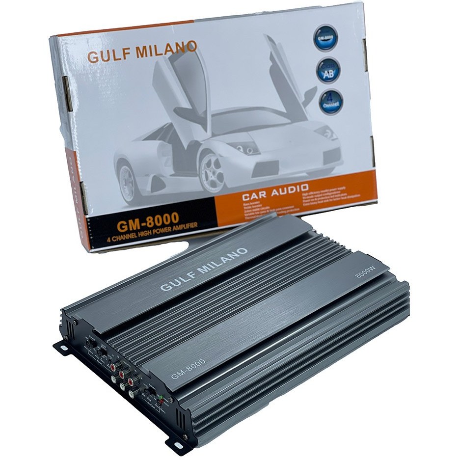 Car Radio Amplifier Gulf Milano GM-8000
