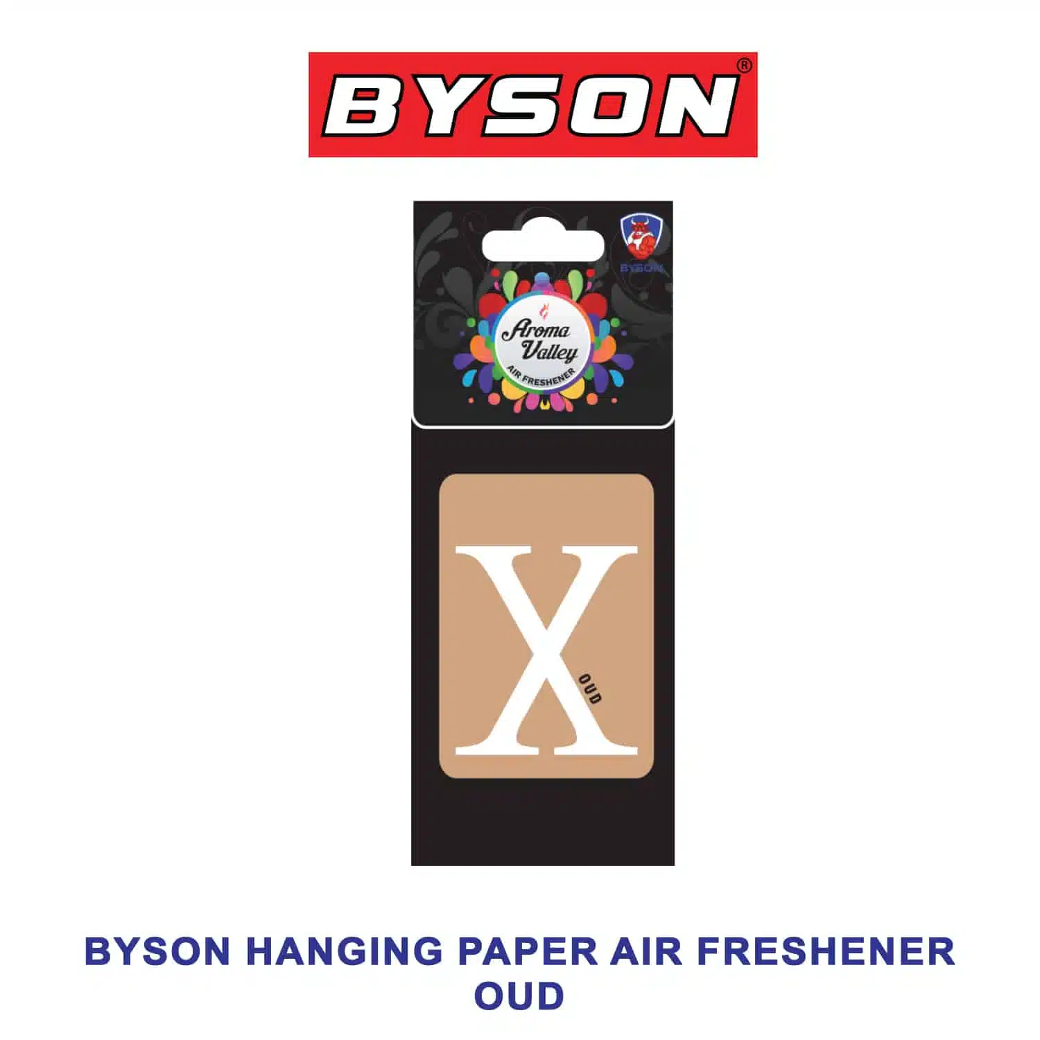 Air Freshener Byson Aroma Valley Hanging paper Oud-AF1026-F